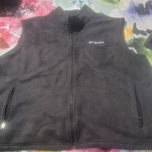 Columbia Black Fleece Vest